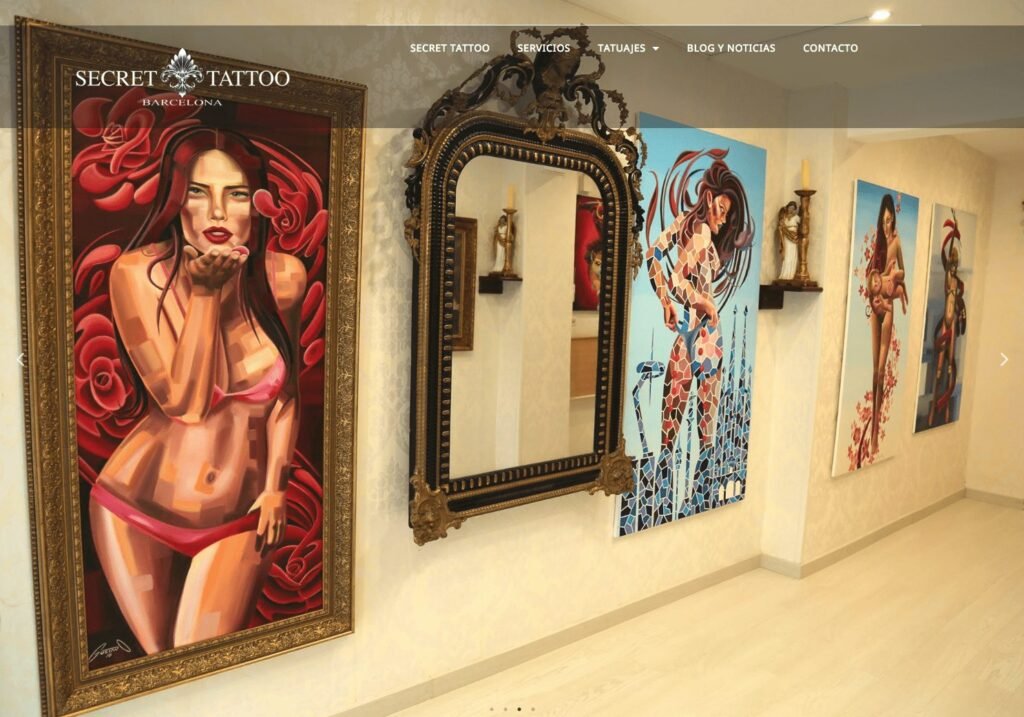 [Joan Alonso Design] Diseño Web | Secret Tattoo